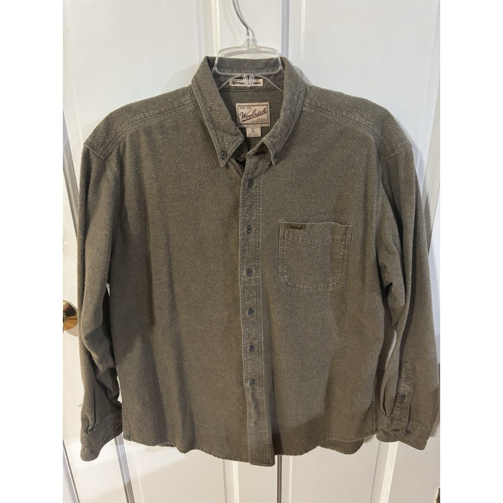 Woolrich Men's Khaki‎ Shirt Size XL